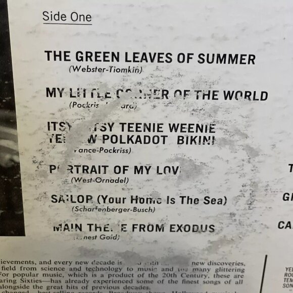 Roger Williams Songs Of The Soaring '60s Volume 1 (Vinyl, 1961) Kapp Records KL - Picture 4 of 12